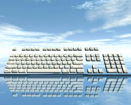 Rotated sky keyboard motion background Stock Footage 143805