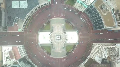 Rotated statue Stock Footage 134218172