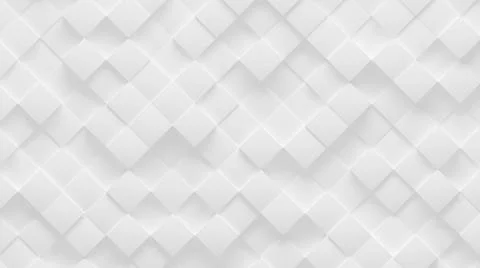 Rotated white cube boxes block background wallpaper with random offset Illustrazione stock