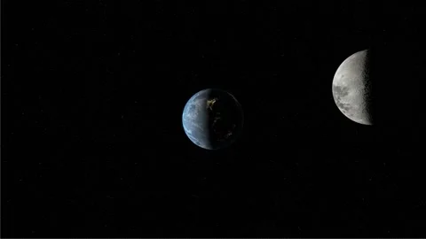 Rotatiing planet earth from space Stock Footage 239226991