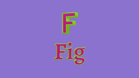 Rotating 3D characters F and Fig in an oscillating cycle, rendered in magen.. Video stock 318603849