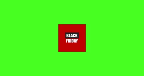 Rotating 3D cube with text black Friday, 4K animation on green background. Stock Footage 283830737