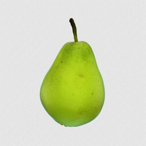 Rotating 3D Pear - Seamless Endless Loop in 4K Stock Footage 304546903