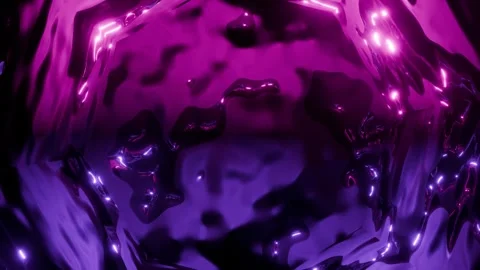 Rotating Abstract Art VJ Loop 4K - Hypnotic Music Background Animation Pink Stock Footage 296489954