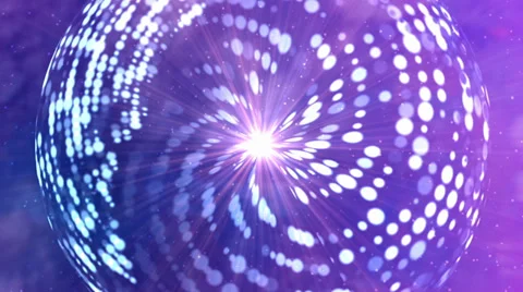 Rotating Abstract Ball Stock Footage 33831163