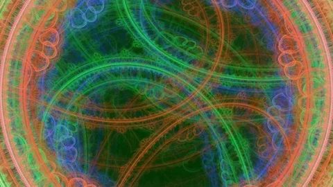 Rotating abstract colored geared wheels Stock Footage 74184996