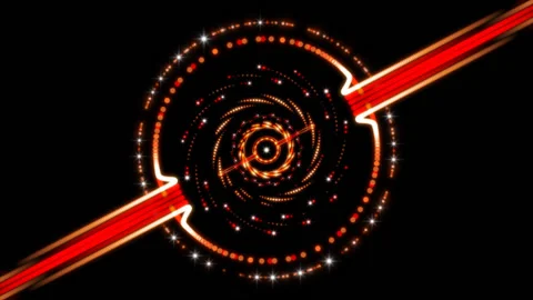 Rotating abstract form on transparent background, alpha channel, loop Stock Footage 132296349