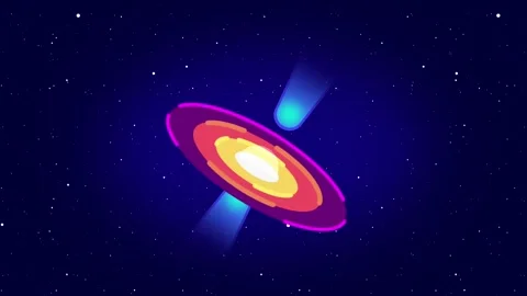 Rotating Accretion Disk Stock Footage 335630499