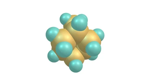 Rotating adamantane molecular structure video Stock Footage 114891845