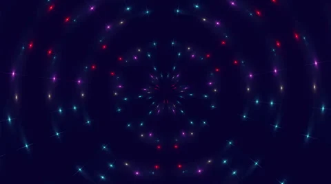 Rotating and flashing multicolor light, loop Stock Footage 43067283