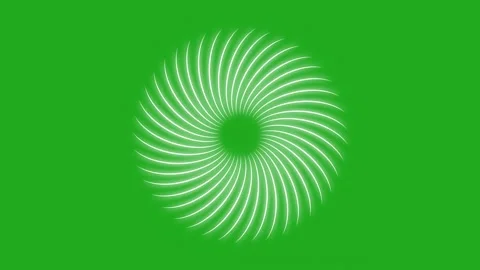 Rotating and glowing effect motion graphics with green screen background Stock Footage 242393111