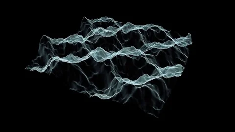 Rotating and moving three-dimensional surface. 스톡 동영상 84607140