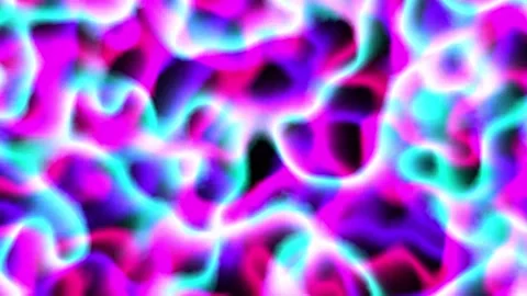 Rotating animated background with glowing curved lines Stock Footage 319419344