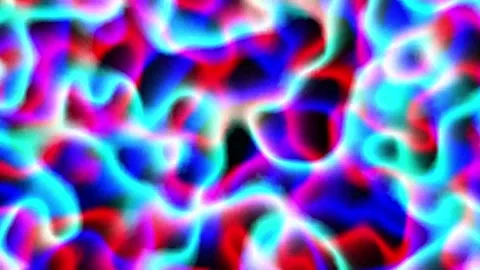 Rotating animated background with glowing curved lines Stock Footage 319419350