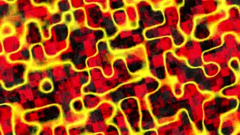 Rotating animated background with glowing curved lines Stock Footage 319436376