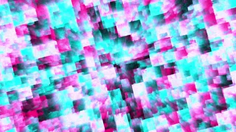 Rotating animated background with glowing square textures Stock Footage 317947233