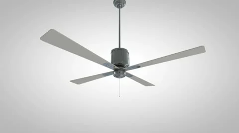 Rotating Animated Ceiling Fan Stock Footage 10730293