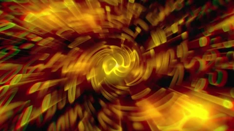 Rotating Animation of Optical Rays 02. 4K Stock Footage 292870765