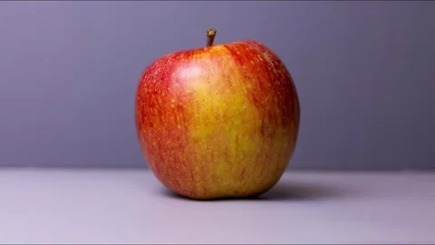 Rotating Apple Stock Footage 332432482