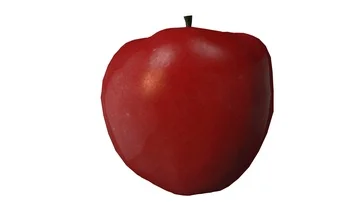 Rotating apple - white background Video stock 85585300