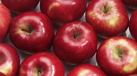 Rotating apples Stock Footage 8574286