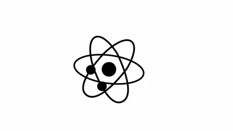 Rotating Atom Symbol Seamless Loop Motion Animation Видео 342124646