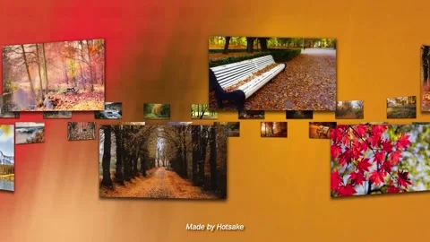 Rotating Autumn album After Effects素材