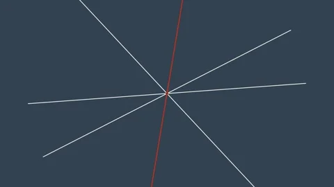 Rotating Axis Illustration Shows 3d Space Ideal for Mathematics Stock Footage 333556059