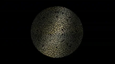 Rotating Aztec/mayan Calendar Single Sided Stock Footage 541993