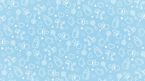 Rotating Baby background pattern Stock Footage 106859435