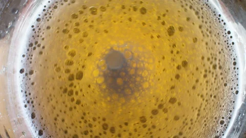 Rotating beer in the glass Stock Footage 134701223