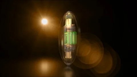 Rotating Bitcoin on black background, 3d animation Stock Footage 85326638