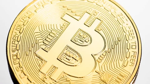 Rotating bitcoin, seamless loop Stock Footage 109265205