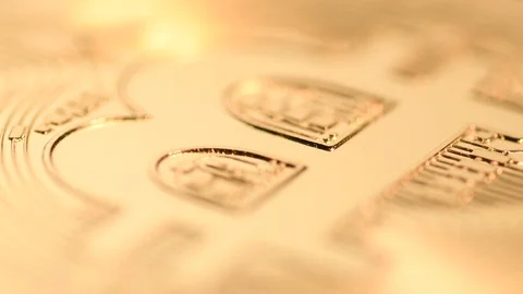 Rotating bitcoin, seamless loop Stock Footage 109265619