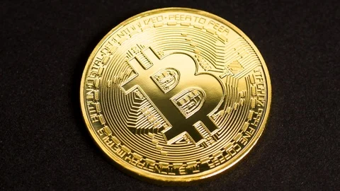 Rotating bitcoin, seamless loop Stock Footage 109271925