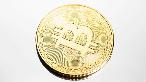 Rotating bitcoin, seamless loop Stock Footage 109271926