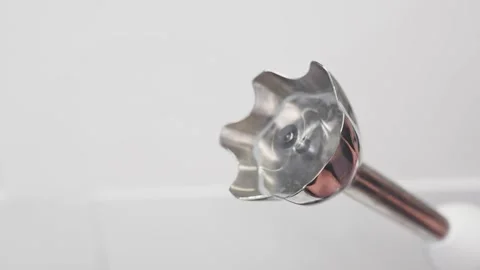 Rotating blade of the blender attachment Stock Footage 321418519