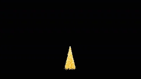 Rotating a blue christmas tree Stock Footage 57518755