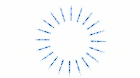 Rotating blue dots circular pattern.Fireworks,dizziness,material,texture,romance Stock Footage 789904
