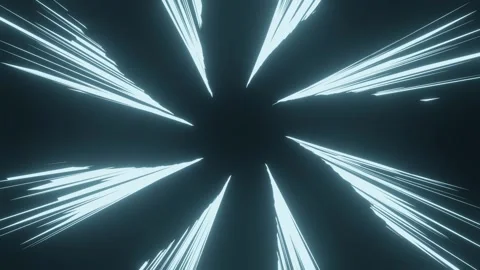 Rotating Blue Light Streak Burst Effect with Spinning Motion Stock Footage 337954701