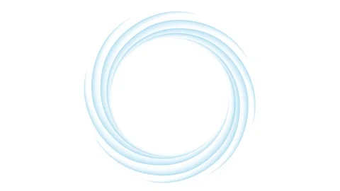 Rotating blue spiral on white background Stock Footage 116469368