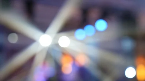 Rotating blurred white light Stock Footage 87978543