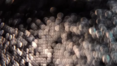 Rotating Bokeh Abstract Fabric Macro Видео 342124473