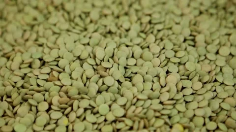 Rotating brown Lentils Stock Footage 66478378