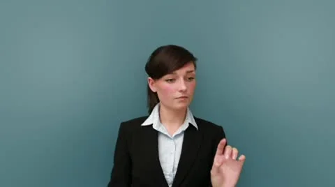 Rotating Business Interface Woman Stock After Effects