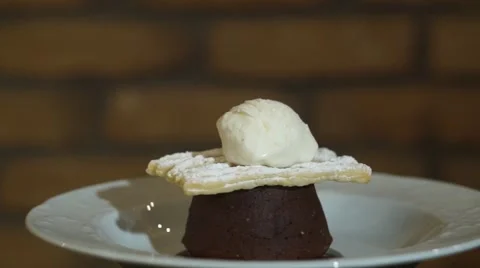 Rotating Cake Stock Footage 55551579