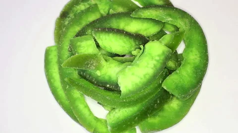 Rotating Candied Pomelo 2 Stock Footage 42642896