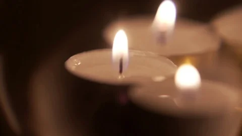 Rotating Candle Background Stock Footage 72495836