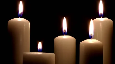Rotating Candles Stock Footage 59763374