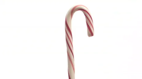 Rotating candy cane - HD Stock Footage 570780